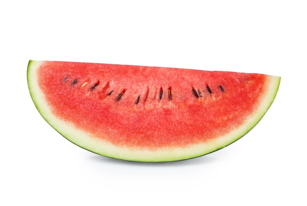 Wassermelone isoliert auf weißem Hintergrund