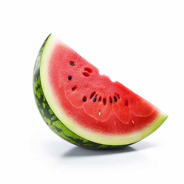 Wassermelone isoliert auf weißem Hintergrund