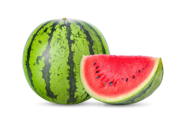 Wassermelone isoliert