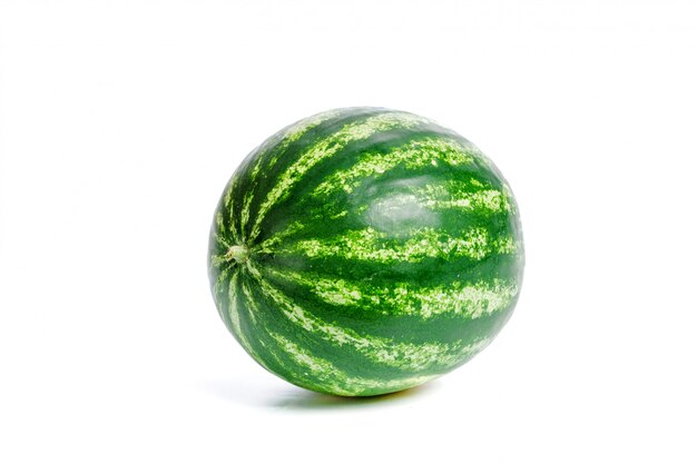 Wassermelone lokalisiert auf dem weißen Hintergrund