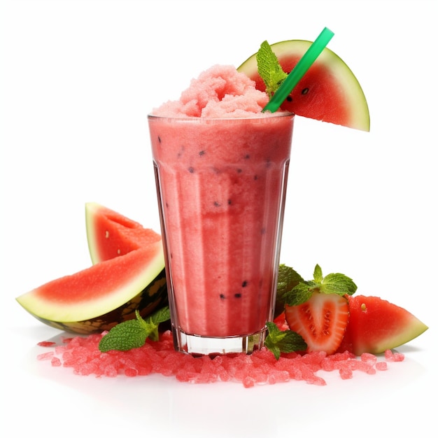 Wassermelonen-Smoothie mit Früchten