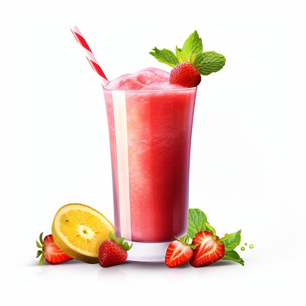 Wassermelonen-Smoothie mit Früchten