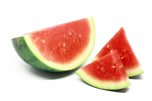 Wassermelonenfrucht getrennt