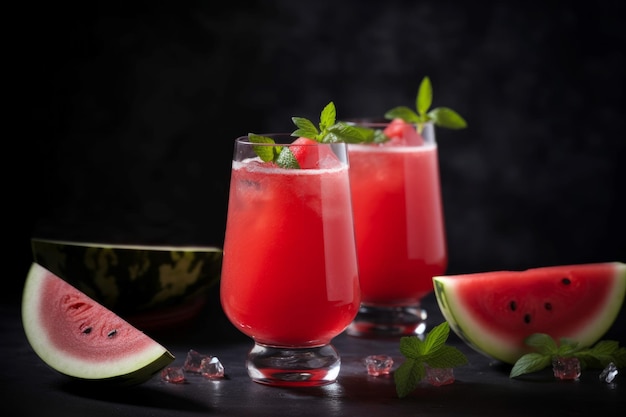 Wassermelonengetränk Erzeuge Ai