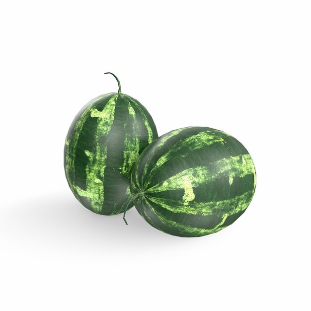 Wassermelonennahrung 3D-Modellierung