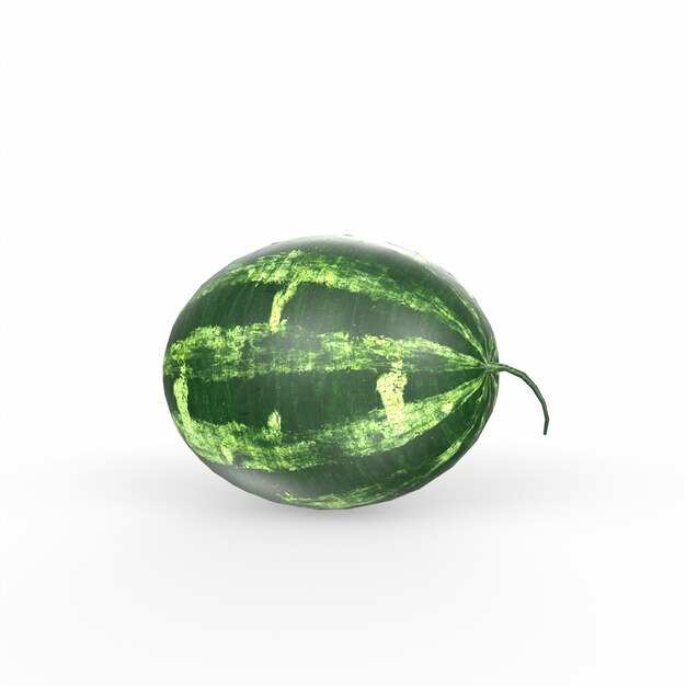 Wassermelonennahrung 3D-Modellierung