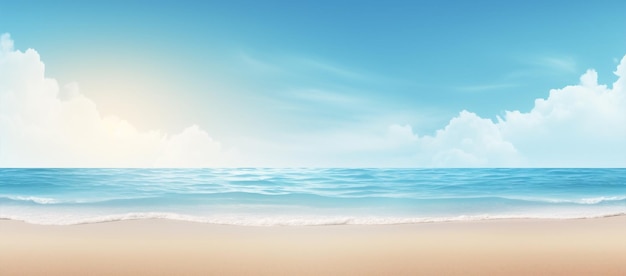 Wasserreise Himmel Paradies Sonnenlicht Tag Sonnenschein Sommer Sand Strand Raum blaues Meer Ozean