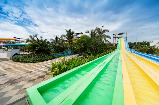 Wasserrutschen im Aquapark