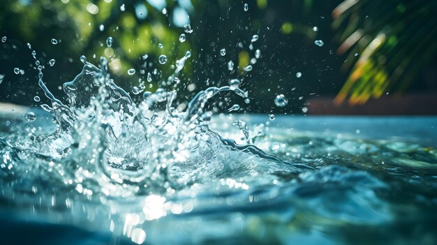 Wasserstrahlen schaffen eine erfrischende Spritzzone für spielerische Sommernachmittage
