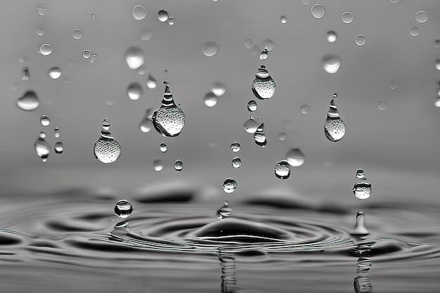 Wassertropfen auf schwarzem HintergrundWassertropfen auf schwarzem HintergrundWassertropfen auf schwarzem Hintergrund