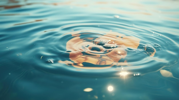 Wassertropfen Spritzen Wellen Ozean Wasserfall realistisches Foto