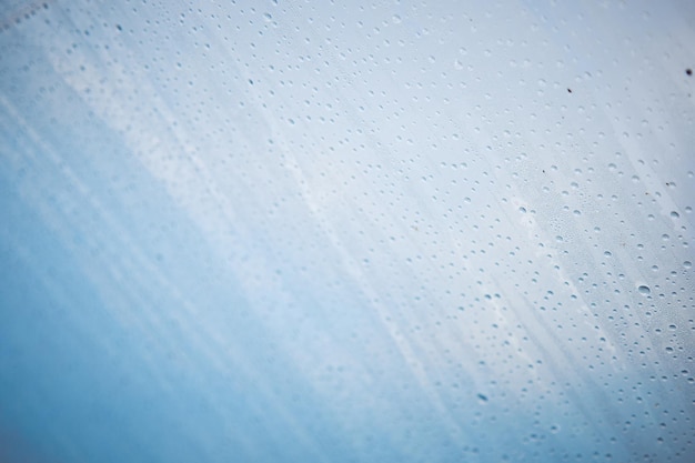 Wassertropfen weiß und blau nahtlose Textur Nahaufnahme Natürlicher Hintergrund Naturkonzept Werbeplatz Foto in hoher Qualität