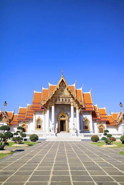Wat Benchamabophit Dusitvanaram oder der Marmortempel in Bangkok Thailand