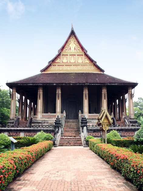 Wat Haw Pha Kaew, ein buddhistischer Tempel in Vientiane, Laos