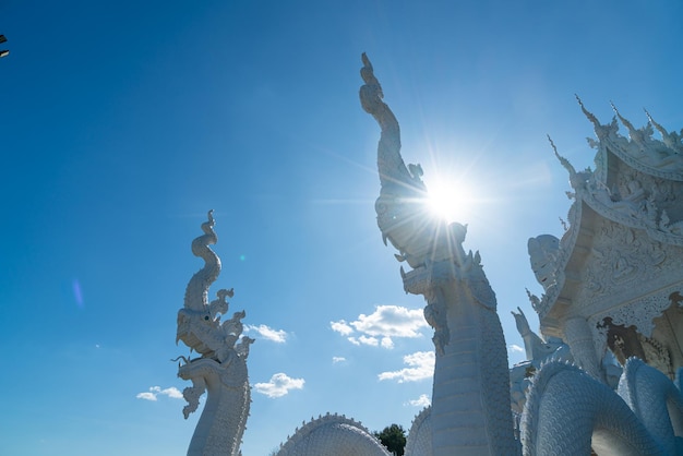 Wat Huay Pla Kang in Chiang Rai Thailand