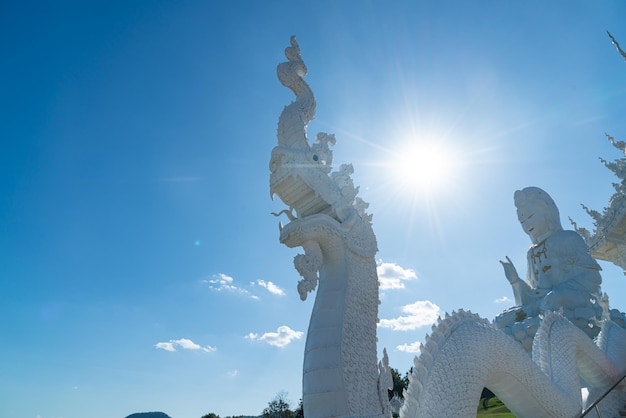 Wat Huay Pla Kang in Chiang Rai Thailand