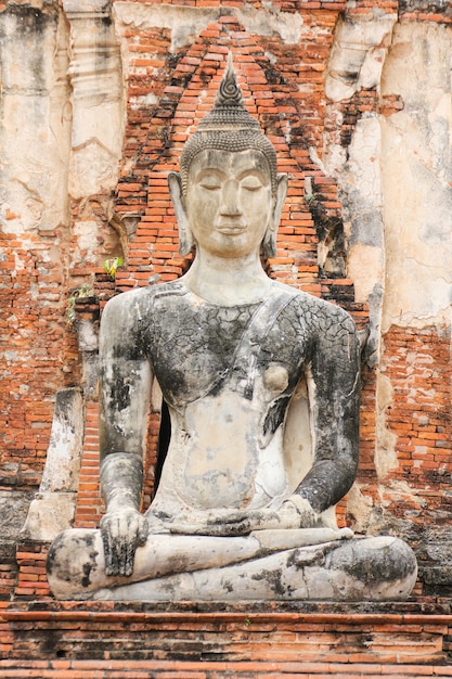 Wat Mahathat in Ayutthaya historischem Park, Thailand.