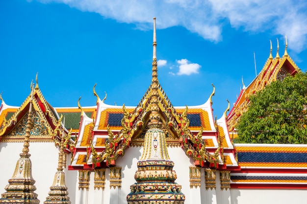 Wat Pho ist der berühmteste Tempel Thailands für Touristen in Bangkok, Thailand