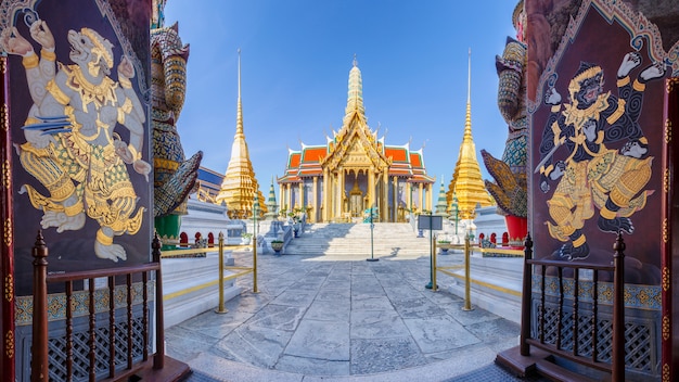 Wat Phra Kaew Ancient-Tempel in Bangkok Thailand