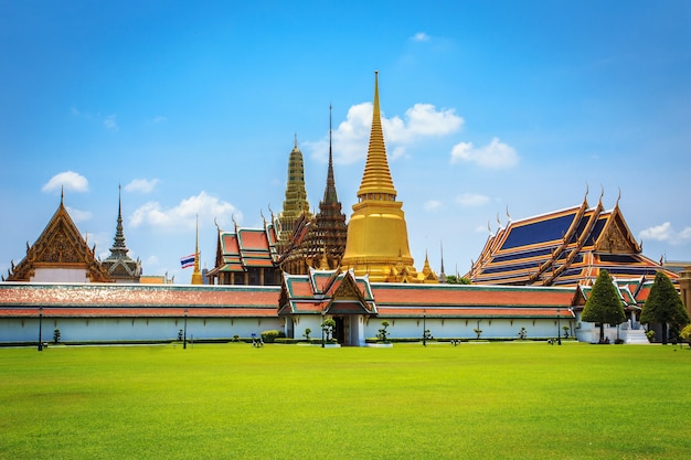 Wat Phra Kaew, Tempel des Smaragdbuddhas, Bangkok, Thailand.