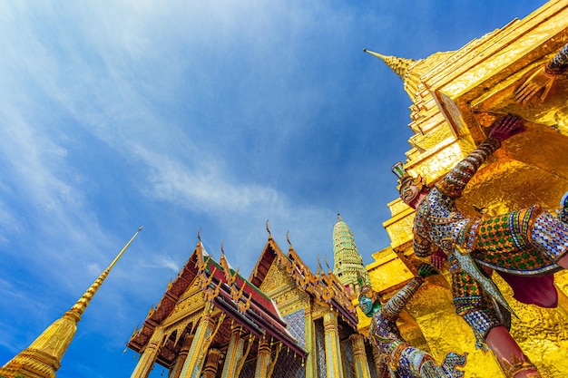 Wat Phra Kaew Templo do Buda Esmeralda Wat Phra Kaew é um dos pontos turísticos mais famosos de Bangkok