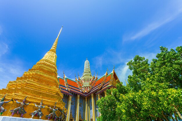 Wat Phra Kaew Templo do Buda Esmeralda Wat Phra Kaew é um dos turistas mais famosos de Bangkok