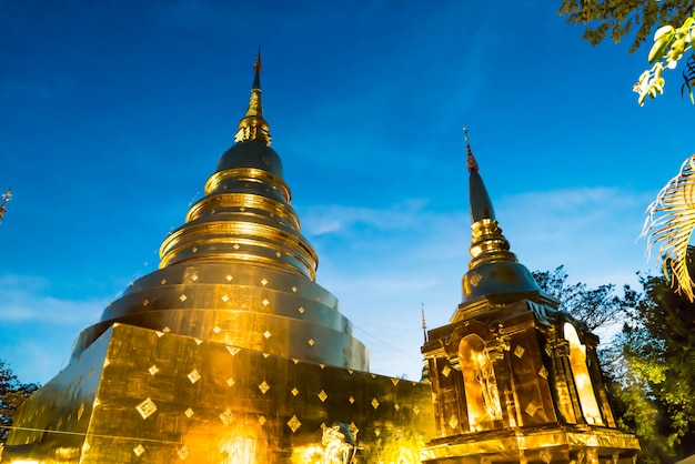 Wat Phra Singh in Chiang Mai, Thailand.