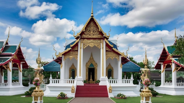 Wat phra singh woramahawihan em Chiang Mai, norte da Tailândia