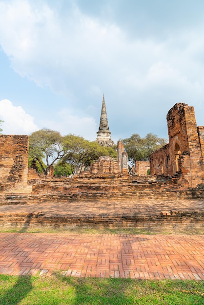 Wat Phra Sri Sanphet Tempel im Bezirk des Sukhothai Historical Park ein UNESCO-Weltkulturerbe in Thailand