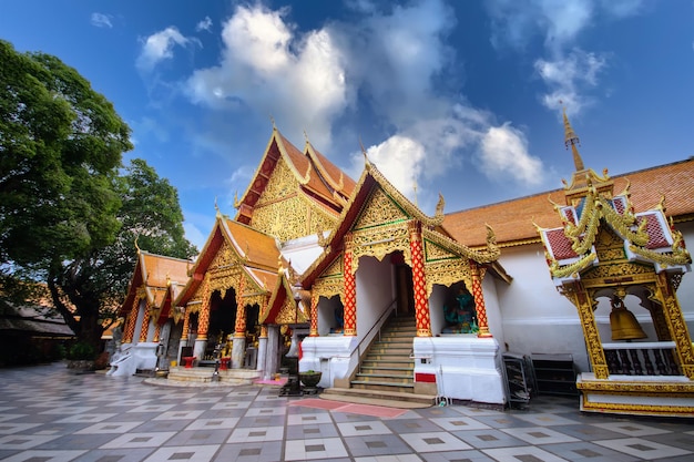 Wat Phra That Doi Suthep, beliebter historischer Tempel in Chiangmai Thailand.