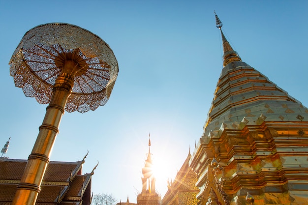 Wat Phra That Doi Suthep en Chiang Mai, Tailandia.