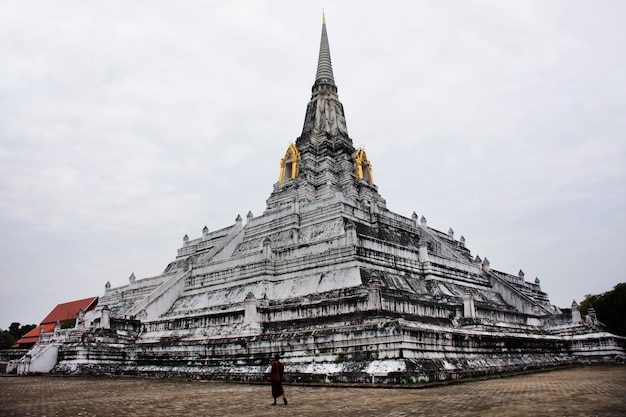 Wat Phu Khao Thong templo em Phra Nakhon Si Ayutthaya Tailândia