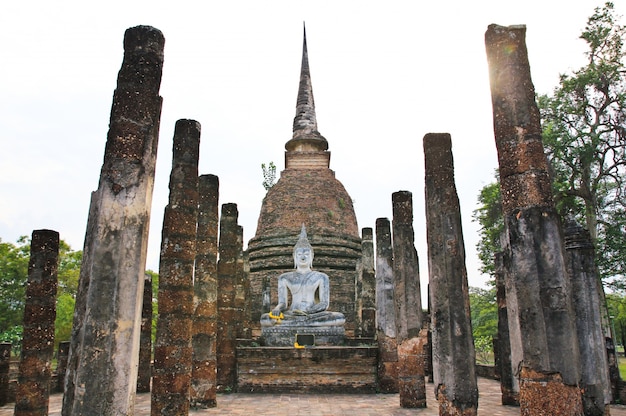 Foto wat sa si em sukhothai historical park, tailândia