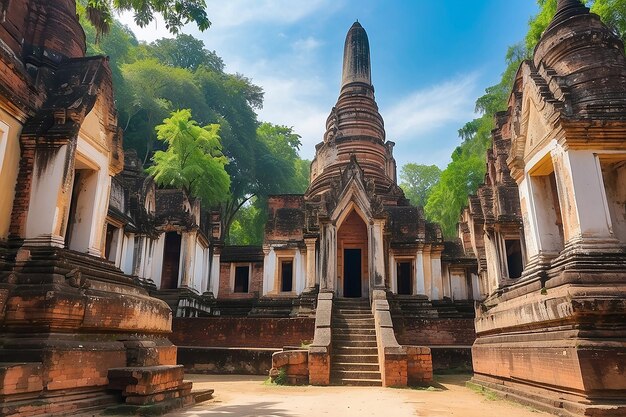 Wat si chum phra achana im historischen Park von Sukhothai, Thailand