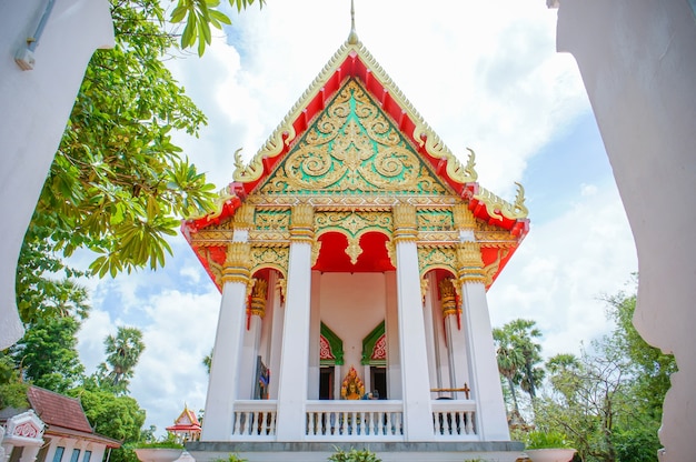 Wat Thai Temple estilo clásico Tailandia, los sitios sagrados son la fe de los budistas.