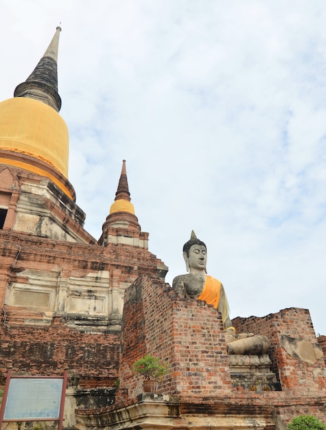 Foto wat yai chai mongkol- ayuttaya de tailandia