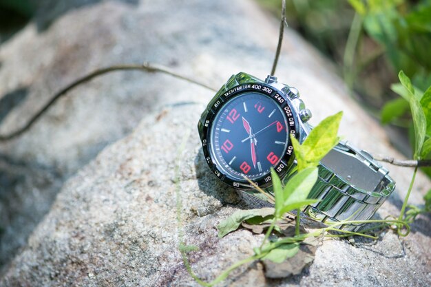 Foto watch mit roten zifferblättern