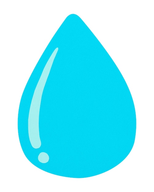 Water png drop paper mockup ambiente elemento de artesanato à mão