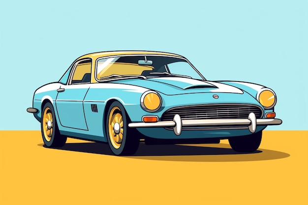 Watercolor Dream Machines Ilustrações expressivas de carros que inspiram
