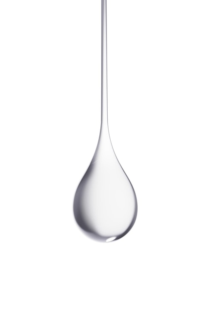 Foto waterdrop isolado na ilustração 3d de fundo branco