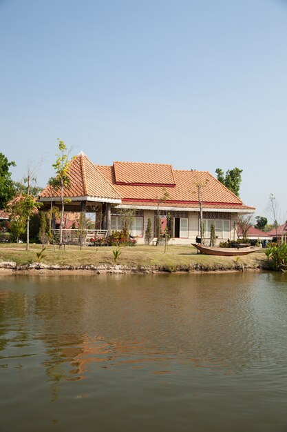 Waterfront home.