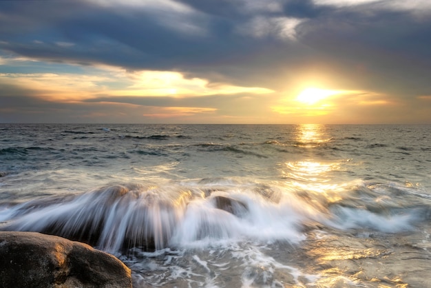 Wave Hit Rock bei Sonnenuntergang