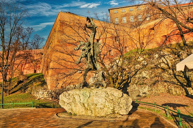 Wawel-Drache in Krakau Polen Europa