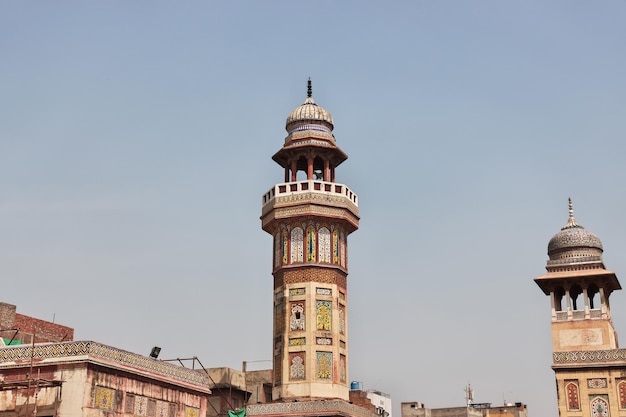 Wazir Khan Moschee in Lahore, Provinz Punjab, Pakistan