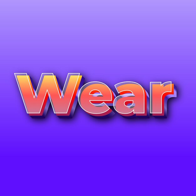 WearText-Effekt JPG-Hintergrundkartenfoto mit violettem Farbverlauf