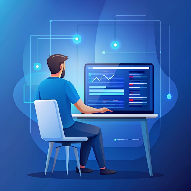 Web-Design-Technologie Browsering-Programmierungskonzept