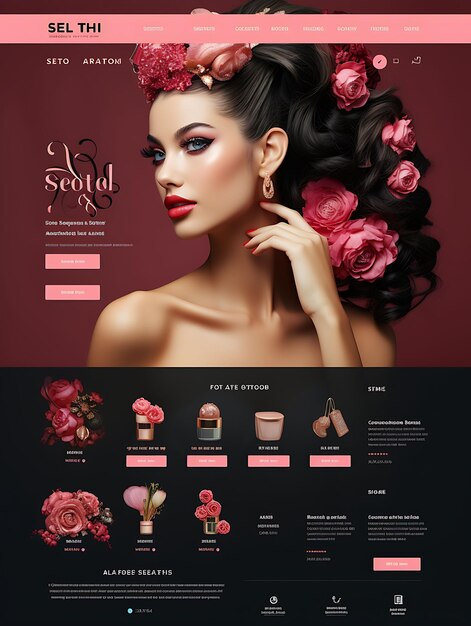 Web Layout Retro Vintage Designs com toques criativos e uma estética profissional