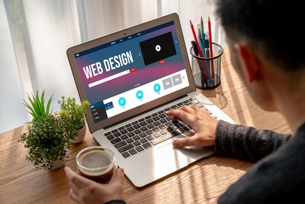 Website-Design-Software bietet modische Vorlagen für Online-Einzelhandelsgeschäfte