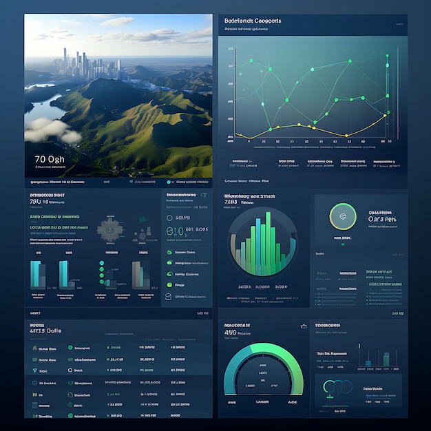 Website-Layout-Design des Datenanalyseunternehmens f 2194 Creative Unique Professional Look