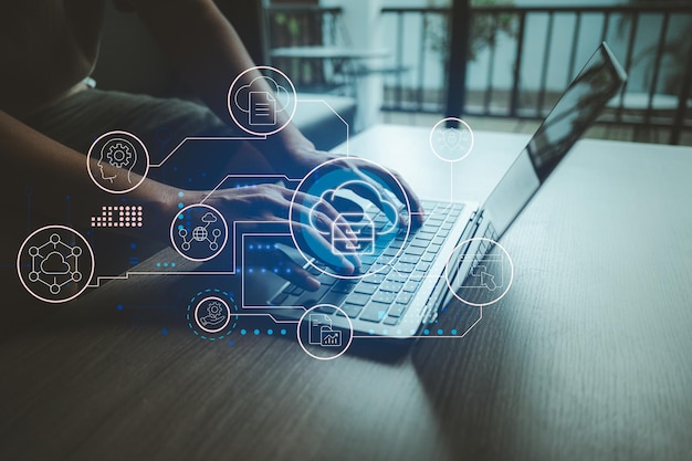 a website uses big data and computer networks to improve storage and publish